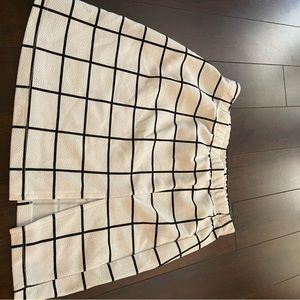 Shein grid pleated skirt,